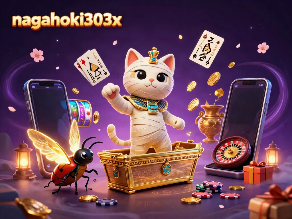 Mainan judi online di nagahoki303x dengan kucing mumia dan scarab, mempesona dan penuh aksi.