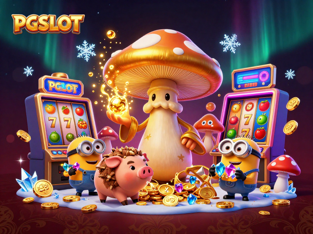 Spin the reels at PGSLOT with enchanting characters and vibrant slot machines.
