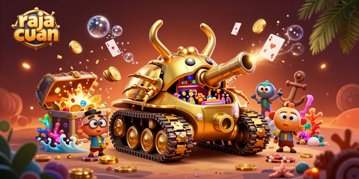Experience thrilling gameplay with raja cuan in this vibrant casino illustration filled with excitement.