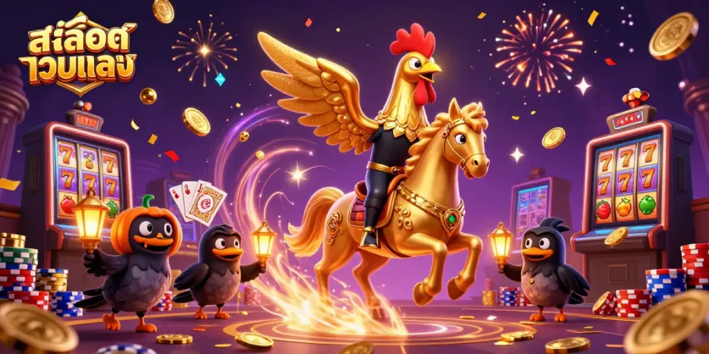 สล็อตเว็บตรง พบกับการเล่นเกมสล็อตที่ทันสมัยและร่ำรวยในคาสิโนที่มีสไตล์