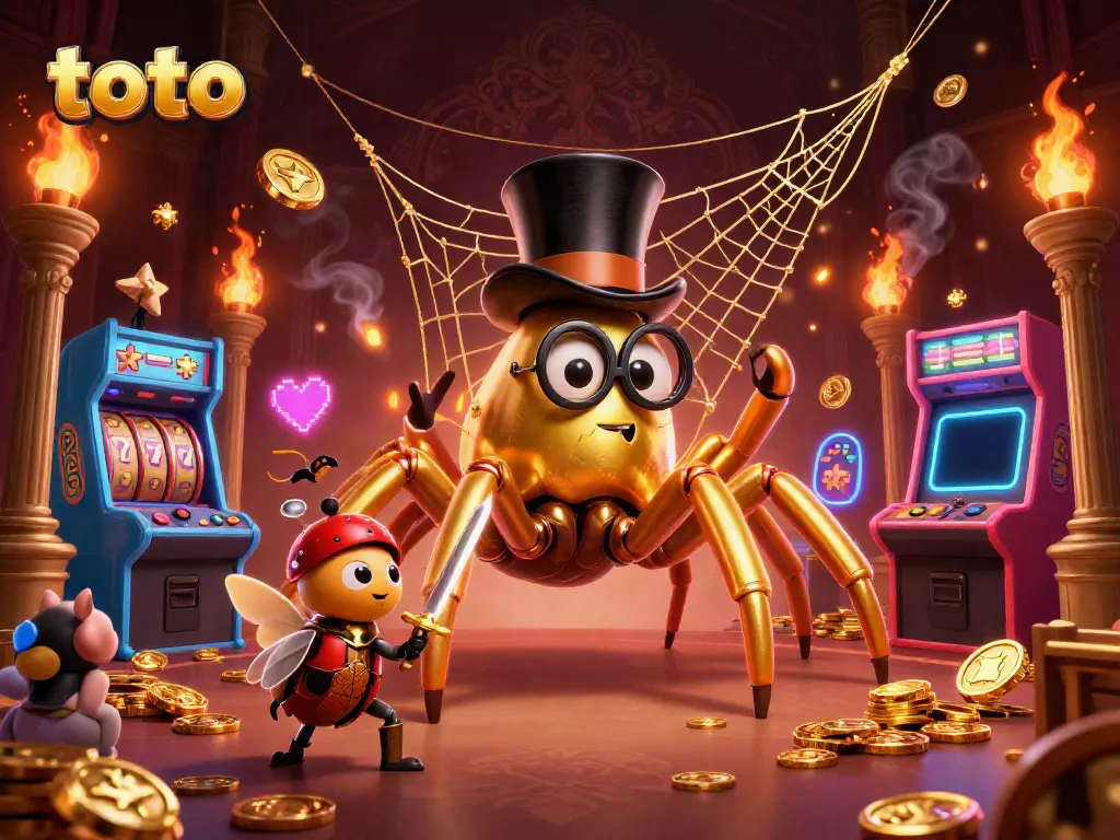 Experience the thrill of casino gaming with a vivid illustration featuring the enchanting toto scene.