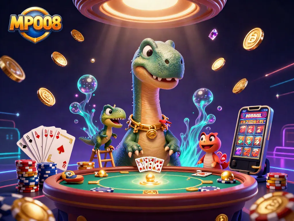MPO08 offers a thrilling casino atmosphere with dynamic card dealing, vibrant casino elements, and captivating graphics.