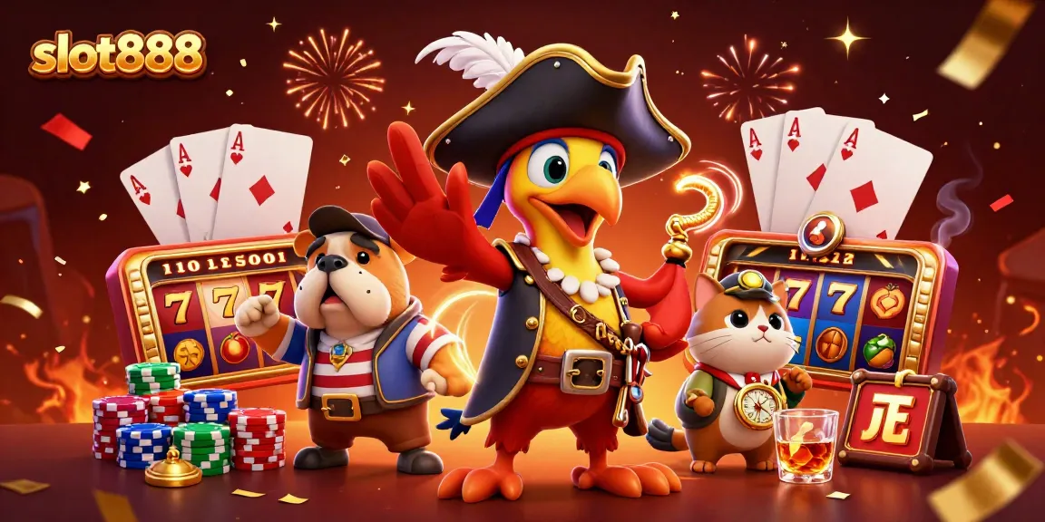 Spin the reels with slot888 and engage in thrilling casino adventures featuring vibrant characters.