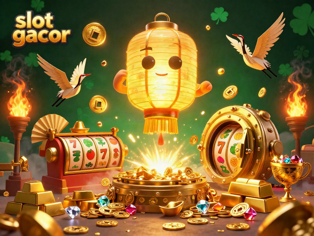 Engage with slot gacor’s vibrant night market casino scene featuring golden treasures and lively characters.