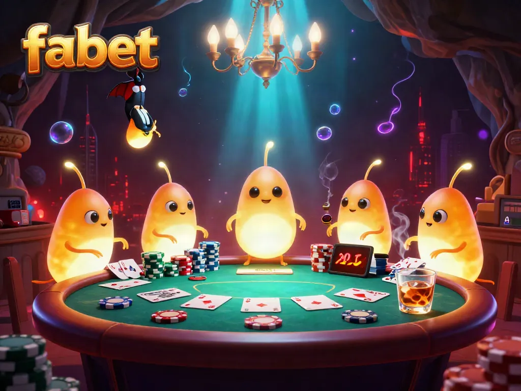 Experience the vibrant world of fabet, featuring illuminating glowworms hosting an exciting cave casino game.