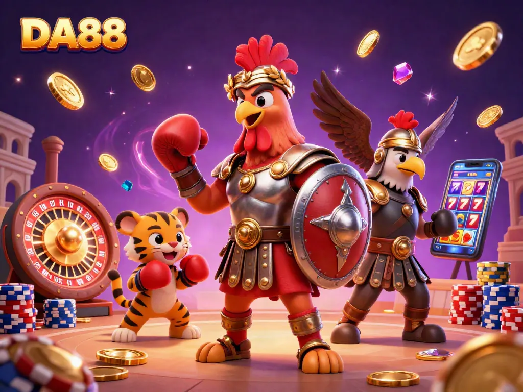 Experience DA88's thrilling online casino action with roaring adventures and treasure-filled games.