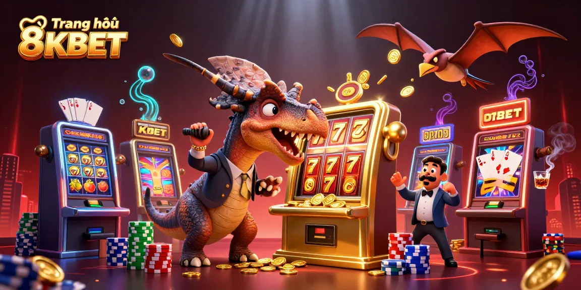 Experience thrilling action at Trang chủ 8KBET where a pachycephalosaurus wins a jackpot, capturing excitement.