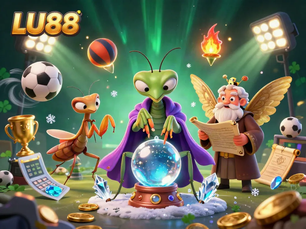 Place bets and win big with LU88 in this vibrant 3D casino scene.