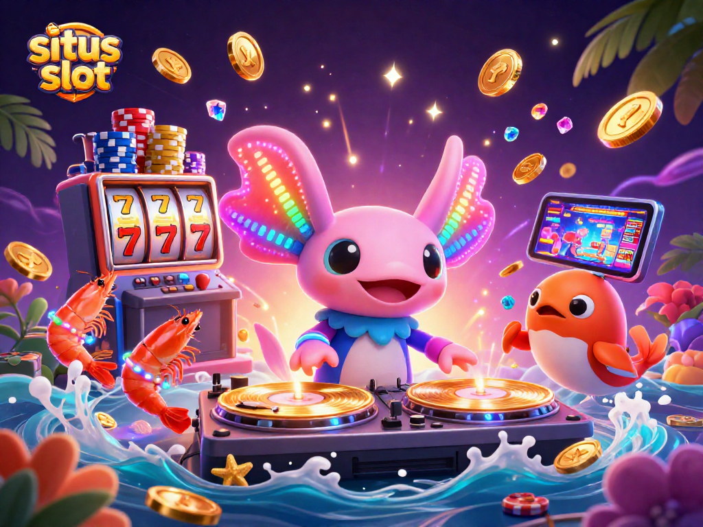 Mainkan situs slot dengan pengalaman visual menakjubkan dari DJ axolotl dan elemen kasino yang menyenangkan.