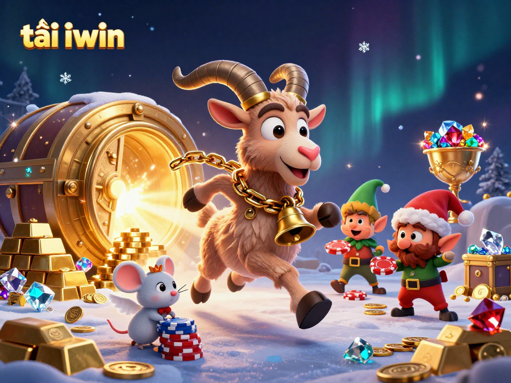 Win big while playing in the festive iwin casino environment with Krampus and friends.