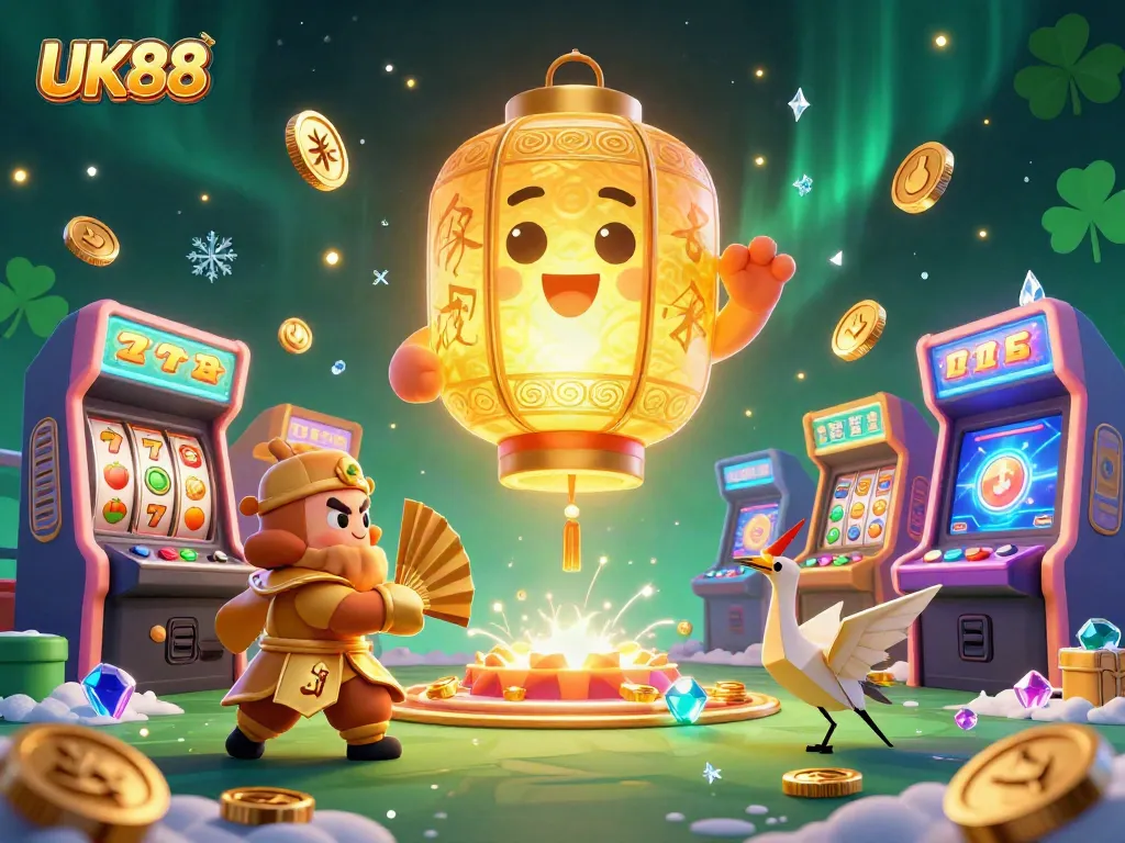 Experience the thrills at UK88 with vibrant casino games, lucky symbols, and 3D delights.
