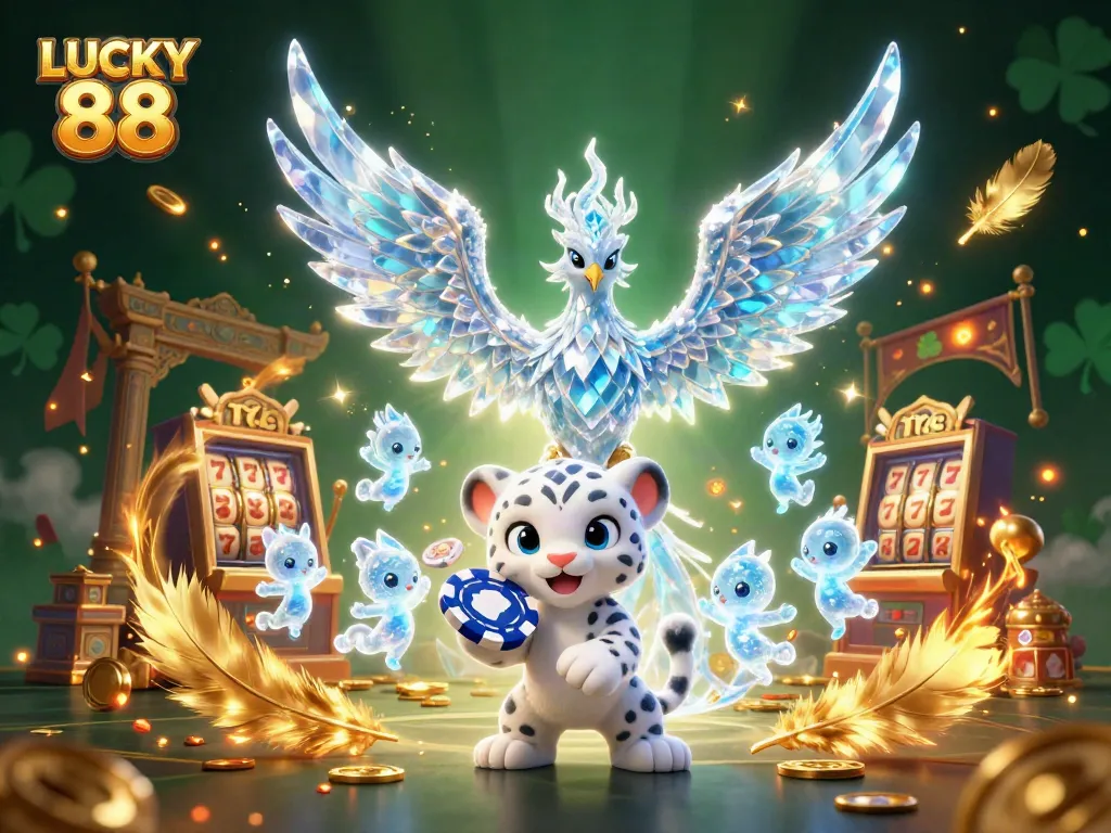 Experience the thrilling action of LUCKY 88 with vibrant characters and dynamic gaming elements.