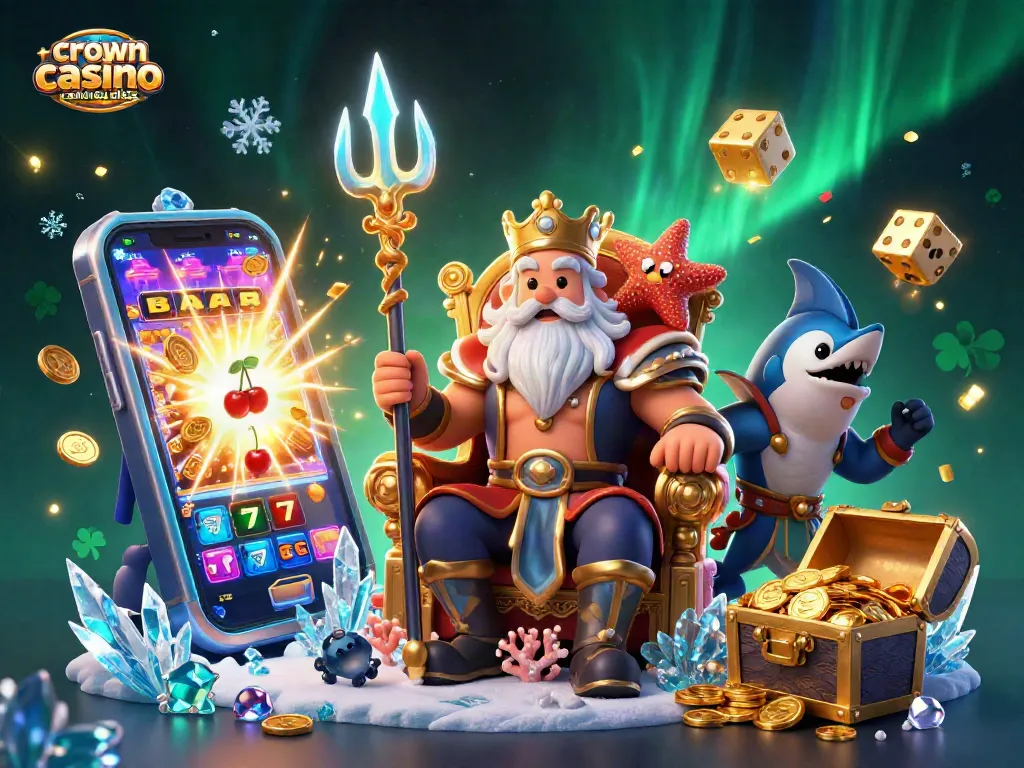 Experience the excitement with crown coins casino sister sites, featuring Neptune and a jackpot explosion.