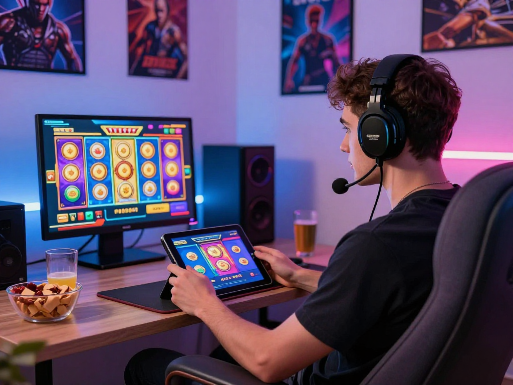nx303 engaging online slot gaming experience in a modern home.