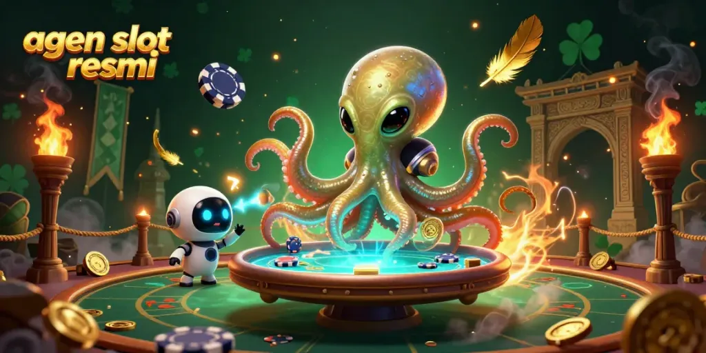 Rasakan sensasi bermain agen slot resmi dengan karakter luar angkasa dalam ilustrasi 3D yang menakjubkan.