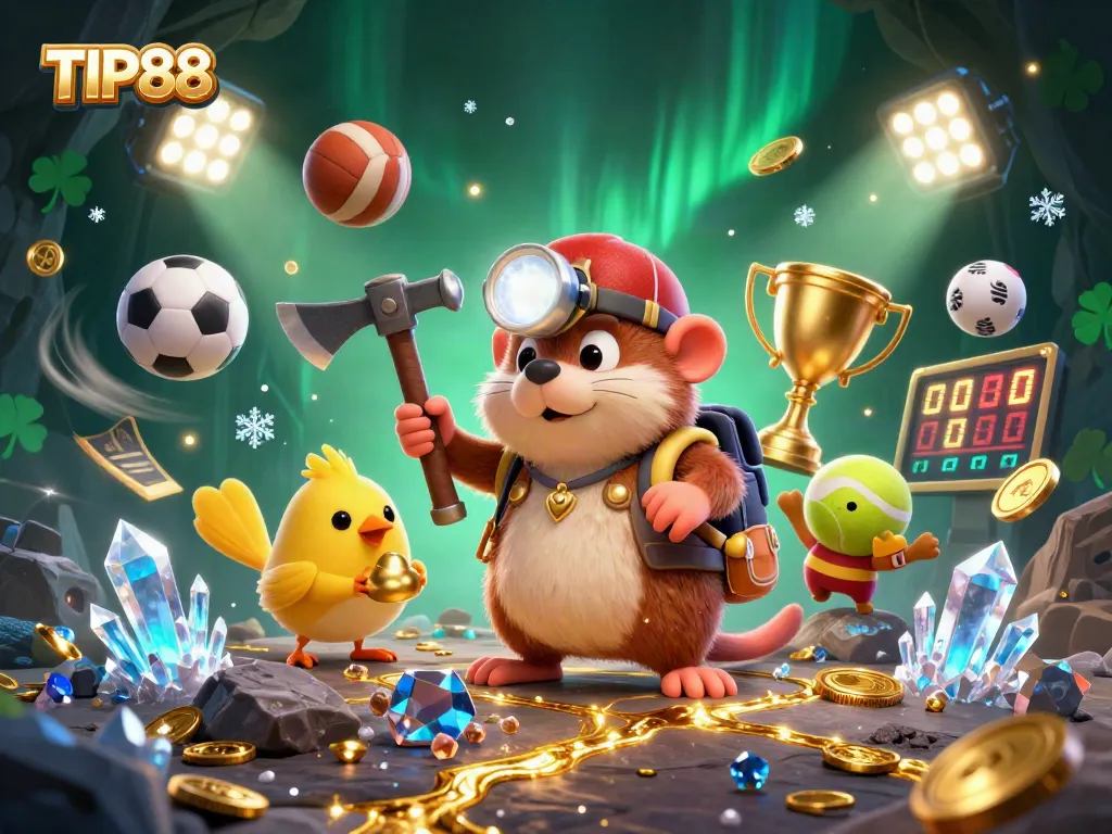 Experience thrilling gaming action at TIP88 with vibrant treasures and sports elements